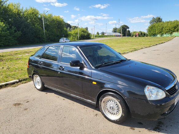 2010 Lada (ВАЗ) Priora I, чёрный - вид 3