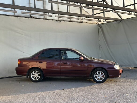 2006 Kia Spectra I Рестайлинг 2, красный, 350000 рублей - вид 6