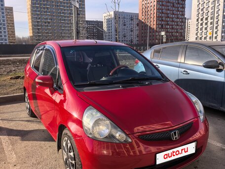 2007 Honda Jazz I Рестайлинг, красный, 480000 рублей, вид 1