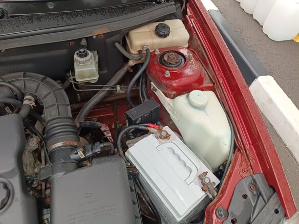 2007 Lada (ВАЗ) Priora I, красный, 125000 рублей - вид 6
