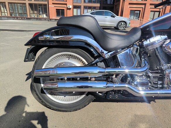 2001 Harley-Davidson Softail Deuce, чёрный, 750000 рублей - вид 6
