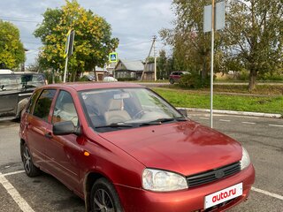 2010 Lada (ВАЗ) Kalina I, красный, 125000 рублей, вид 1