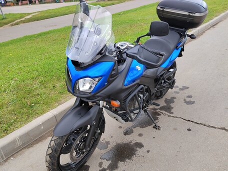 2015 Suzuki V-Strom DL 650, синий, 675000 рублей, вид 2