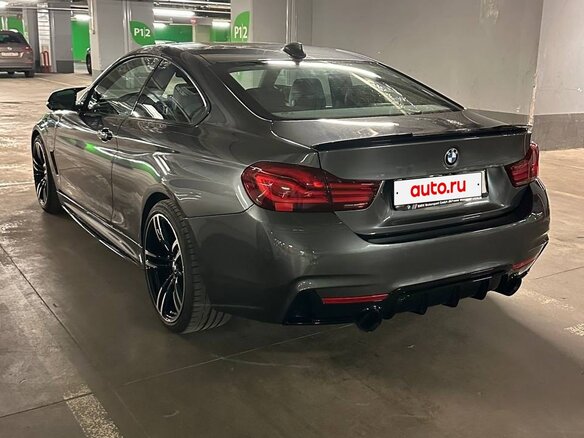 2019 BMW 4 серии 430i F32/F33/F36 Рестайлинг, серый, 2650000 рублей - вид 2