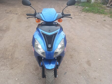 2000 Honda Gyro, синий, 115000 рублей, вид 2