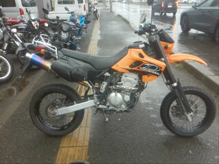 2003 Kawasaki D-tracker 250, оранжевый, 235000 рублей, вид 1