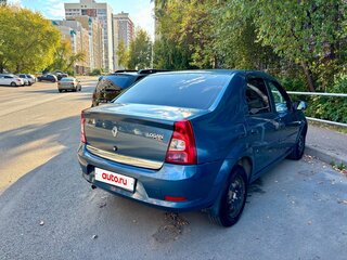 2012 Renault Logan I Рестайлинг, синий, 505000 рублей, вид 2