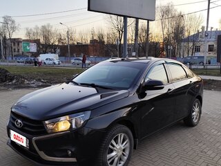 2016 Lada (ВАЗ) Vesta I, чёрный, 950000 рублей, вид 1