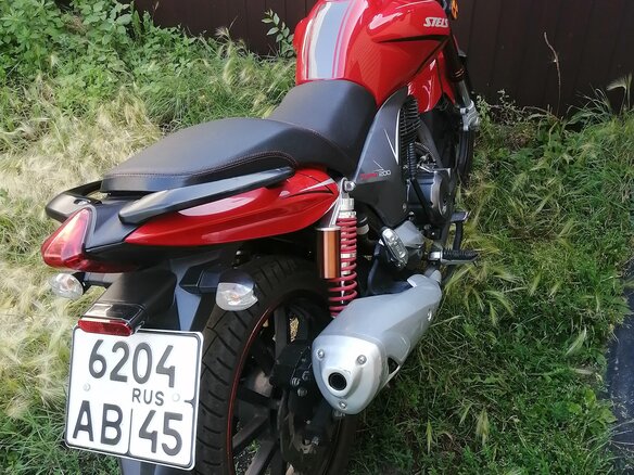 2013 Stels Flame 200, красный, 130000 рублей