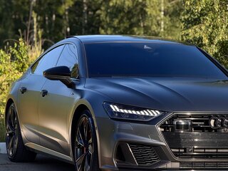 2021 Audi A7 55 TFSI II (4K), серый, 7100000 рублей, вид 4