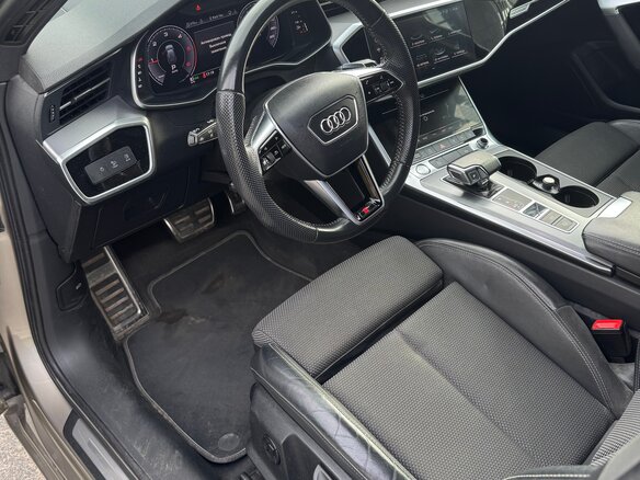 2020 Audi A6 40 TDI V (C8), серый, 4150000 рублей - вид 5