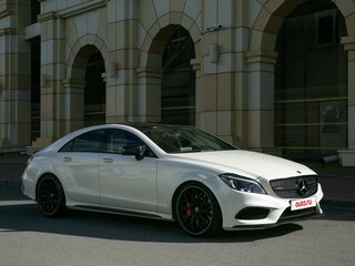 2016 Mercedes-Benz CLS 400 II (C218) Рестайлинг, белый, 3180000 рублей, вид 1