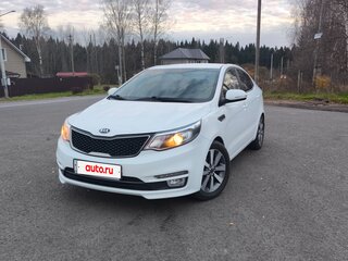 2016 Kia Rio III Рестайлинг, белый, 1190000 рублей, вид 1