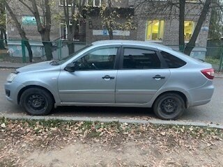 2017 Lada (ВАЗ) Granta I, голубой, 500000 рублей, вид 4