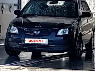 2009 Kia Rio II, чёрный, 570000 рублей, вид 1