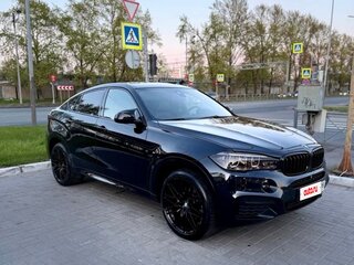 2017 BMW X6 40d II (F16), чёрный, 3150000 рублей, вид 2