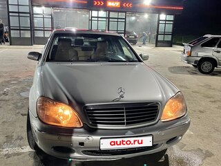 2004 Mercedes-Benz S-Класс 320 IV (W220) Рестайлинг, серебристый, 300000 рублей, вид 1
