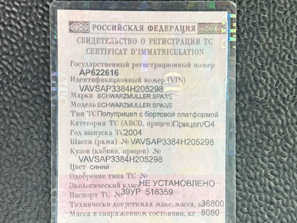 2004 Schwarzmuller SPA 3/E, синий, 560000 рублей - вид 21