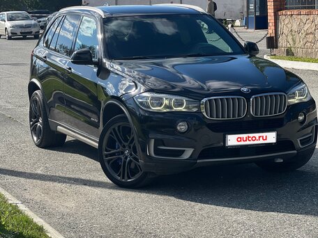 2014 BMW X5 40d III (F15), чёрный, 2920000 рублей, вид 1