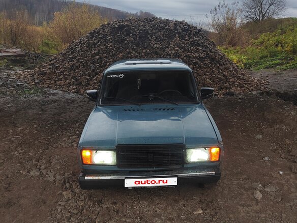 2011 Lada (ВАЗ) 2107, синий, 115000 рублей