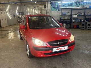 2008 Hyundai Getz I Рестайлинг, красный, 630000 рублей, вид 3