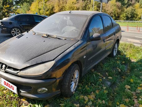 2008 Peugeot 206, чёрный, 260000 рублей, вид 1