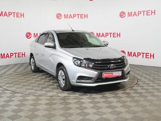2017 Lada (ВАЗ) Vesta I, серебристый, 743000 рублей, вид 3