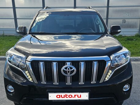 2016 Toyota Land Cruiser Prado 6-speed 150 Series Рестайлинг 1, чёрный, 4150000 рублей, вид 2