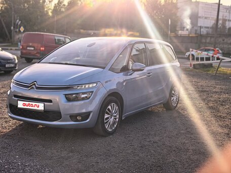 2014 Citroen C4 Picasso Grand II, голубой, 750000 рублей, вид 4