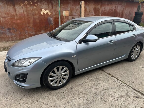 2011 Mazda 6 II (GH) Рестайлинг, голубой, 1600000 рублей - вид 5