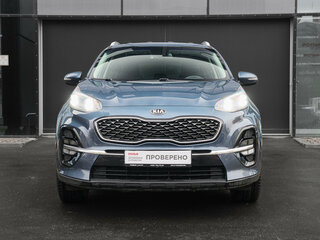 2019 Kia Sportage IV Рестайлинг, синий, 1990000 рублей, вид 2