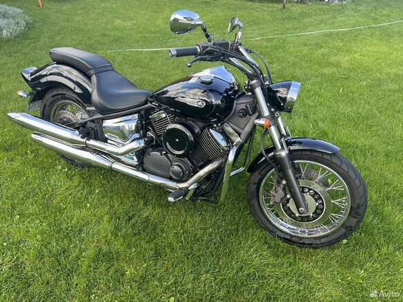 2008 Yamaha XVS1100, чёрный, 610000 рублей