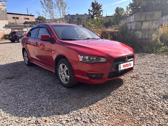 2008 Mitsubishi Lancer X, красный, 600000 рублей - вид 3