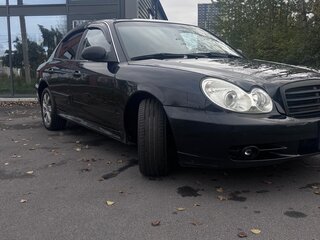 2008 Hyundai Sonata ТагАЗ IV (EF) Рестайлинг, чёрный, 300000 рублей, вид 2