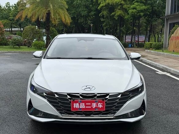 2022 Hyundai Elantra VII (CN7), белый - вид 1