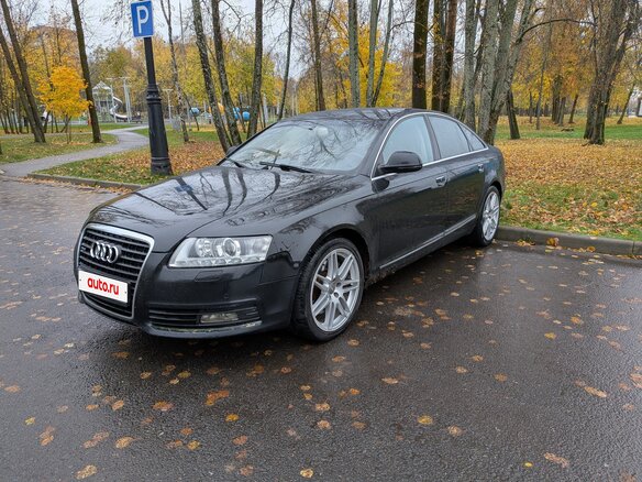 2008 Audi A6 III (C6) Рестайлинг, чёрный, 1200000 рублей - вид 2