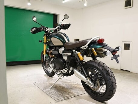 2021 Triumph Scrambler, зелёный, 1480000 рублей, вид 4