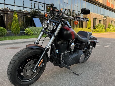 2014 Harley-Davidson Fat Bob, чёрный, 1150000 рублей, вид 2