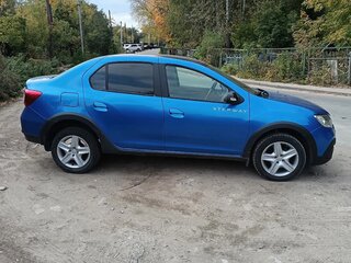 2019 Renault Logan Stepway II Рестайлинг, синий, 550000 рублей, вид 3