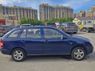 2007 Skoda Fabia I Рестайлинг, синий, 260000 рублей, вид 4