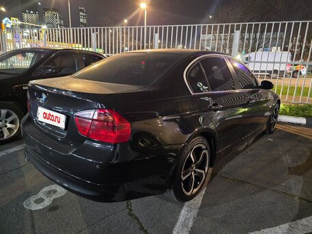 2005 BMW 3 серии 325i V (E90/E91/E92/E93), чёрный, 1400000 рублей, вид 4
