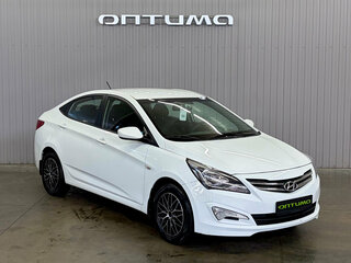 2016 Hyundai Solaris I Рестайлинг, белый, 1037000 рублей, вид 3