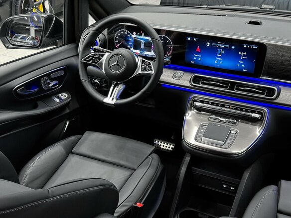 2026 Mercedes-Benz V-Класс 300 d экстра длинный III (W447) Рестайлинг 2, чёрный - вид 14