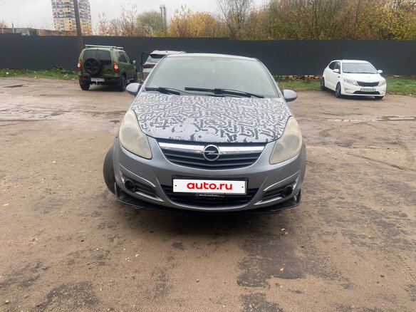 2008 Opel Corsa D, серый, 195000 рублей