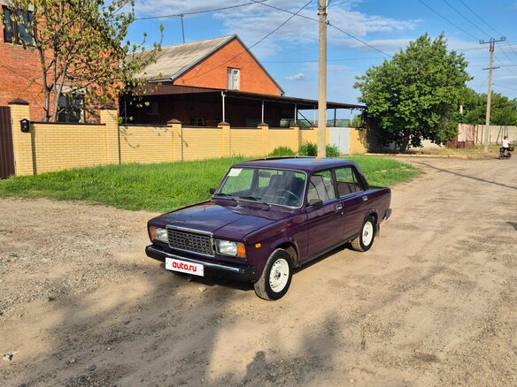 2001 Lada (ВАЗ) 2107, фиолетовый, 280000 рублей - вид 9