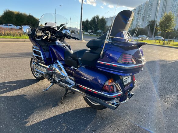 2002 Honda GL 1800 Gold Wing, синий - вид 5