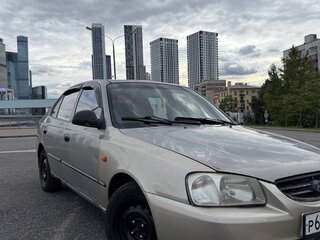 2008 Hyundai Accent ТагАЗ II, бежевый, 235000 рублей, вид 5