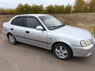 2007 Hyundai Accent ТагАЗ II, серебристый, 340000 рублей, вид 2