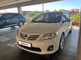 2011 Toyota Corolla X (E140, E150) Рестайлинг, белый, 1250000 рублей, вид 1