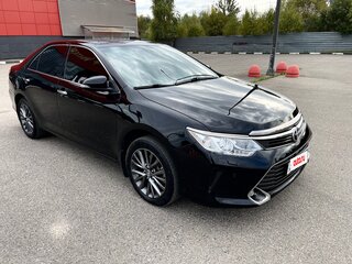 2016 Toyota Camry US Market VII (XV50) Рестайлинг, чёрный, 2050000 рублей, вид 3
